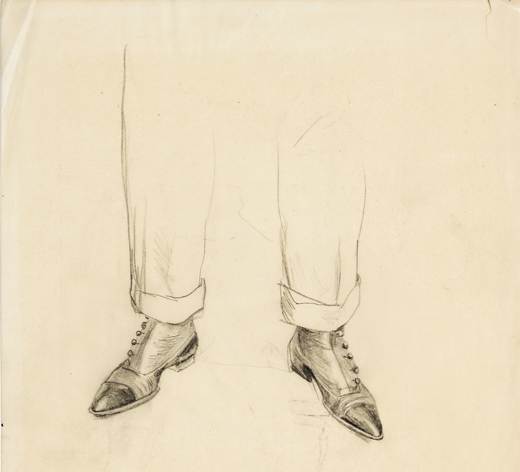 Rudolf Schlichter, o.T., 1920er Jahre, Bleistift auf Transparentpapier, 32,5 x 24,5 cm